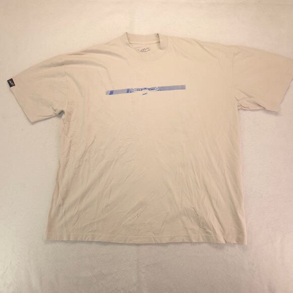 Hunt And Company Supra Casual Crew Neck Graphic T Shirt Mens Size 2XL Gray - Picture 2 of 9